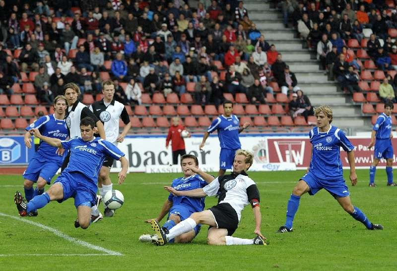 KSV Hessen Kassel - FC Bayern Alzenau: Marcel Stadel, Thorsten Bauer, Enrico Gaede