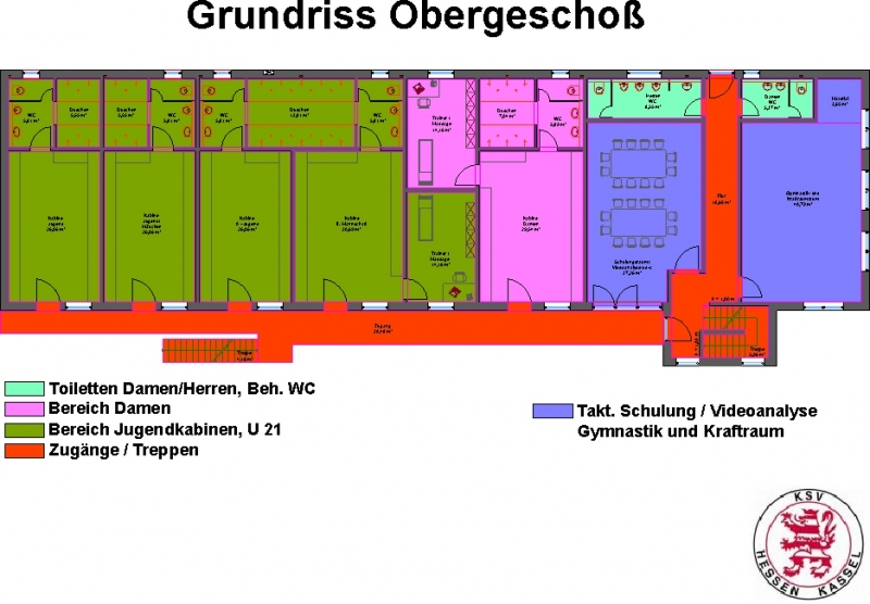 Funktionsgebäude Grundriss Obergeschoss