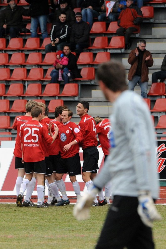 KSV Hessen - Greuther Fürth II: Jubel