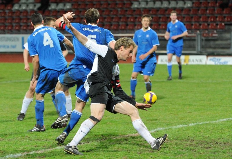 KSV Hessen - Karlsruher SC II: Enrico Gaede