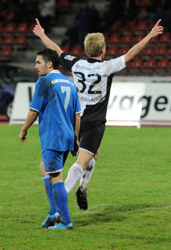 KSV Hessen - Karlsruher SC II: Sebastian Gundelach