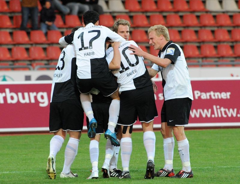 KSV Hessen - 1. FC Nürnberg II: Jubel