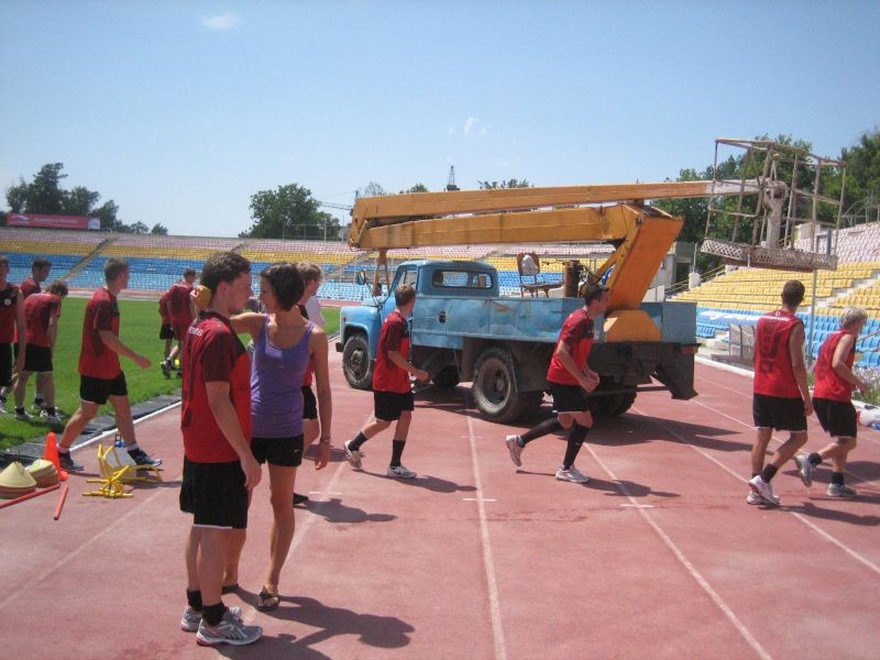 KSV Trainingslager Dushanbe/Tadschikistan: Sanierung des Stadions