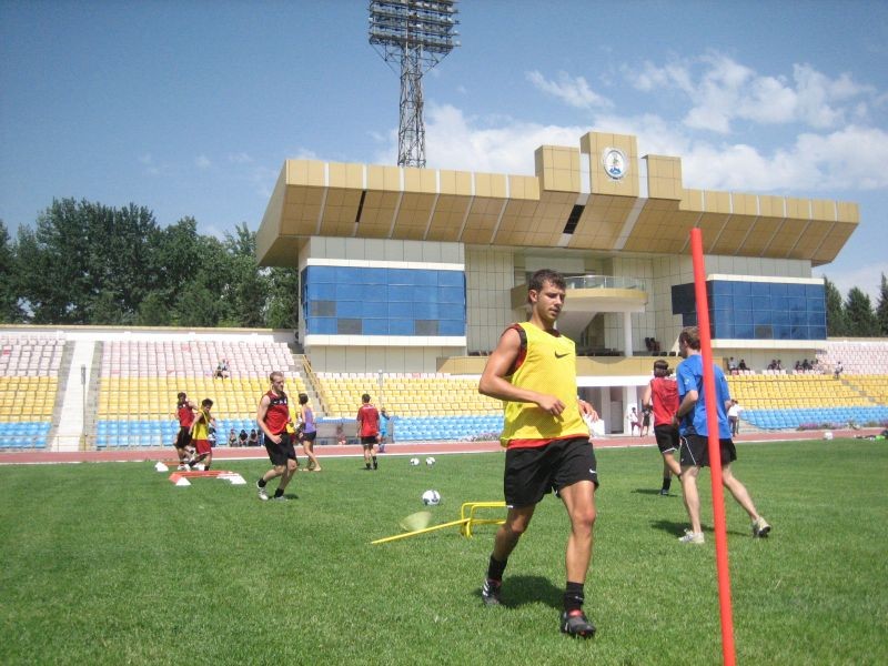 KSV Trainingslager Dushanbe/Tadschikistan: Training im Nationalstadion