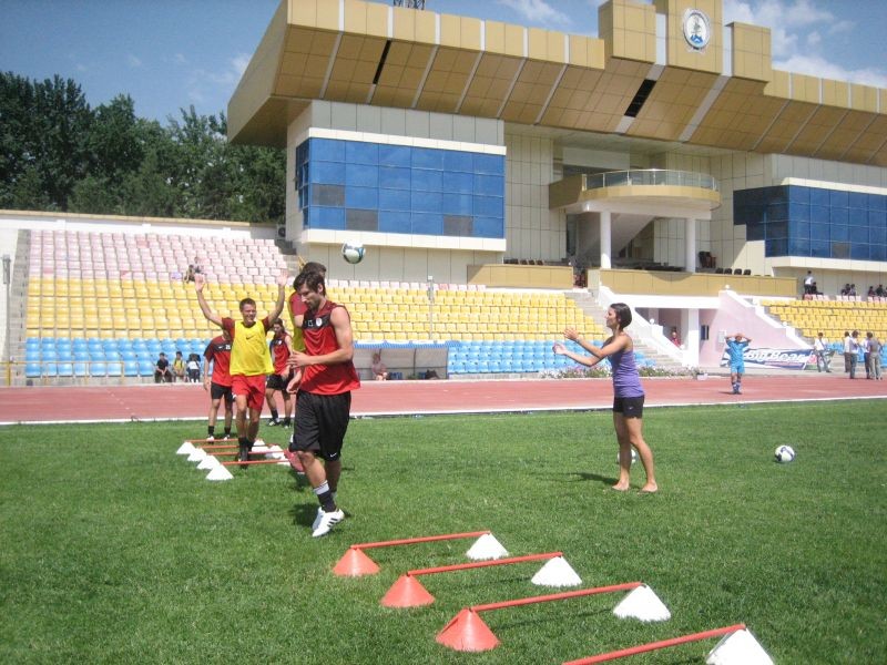 KSV Trainingslager Dushanbe/Tadschikistan: Training im Nationalstadion
