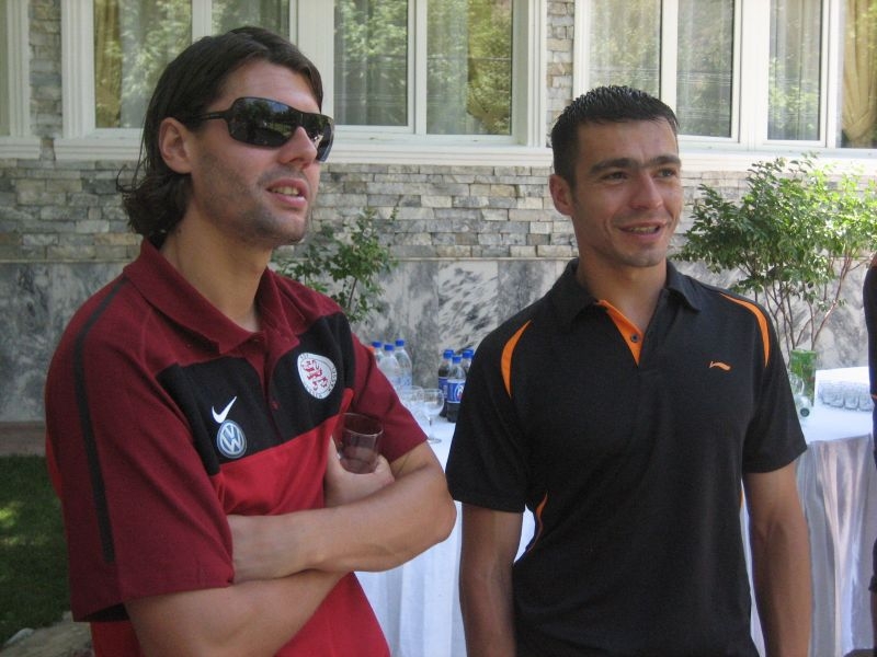 Trainingslager Dushanbe / Tadschikistan: Dennis Weigelt im Gespräch mit Alexander Frank (Istqlol)