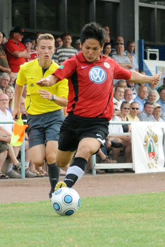 Kreispokalfinale OSC-Vellmar - KSV Hessen: Ken Asaeda