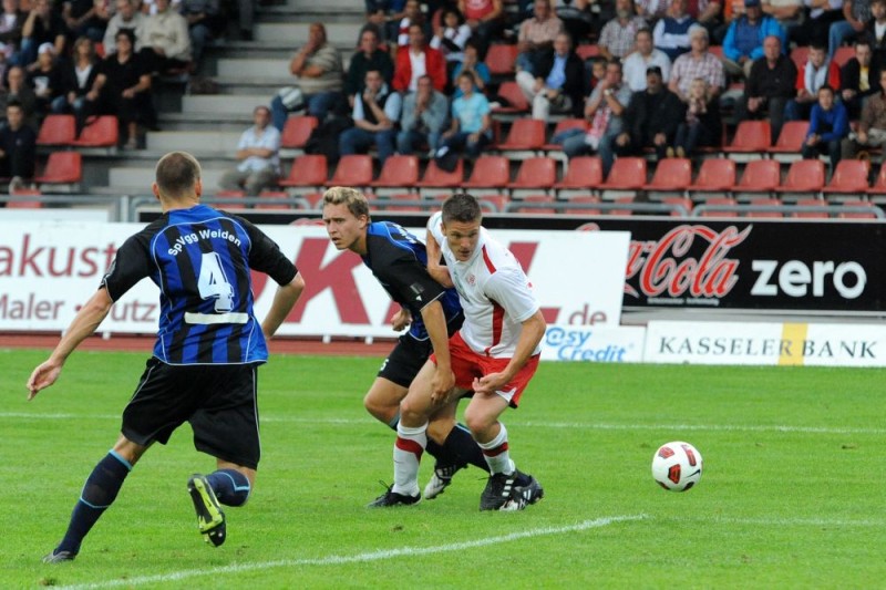 KSV Hessen - SpVgg Weiden: Tobias Damm