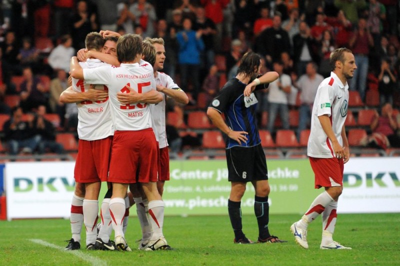 KSV Hessen - SpVgg Weiden: Jubel