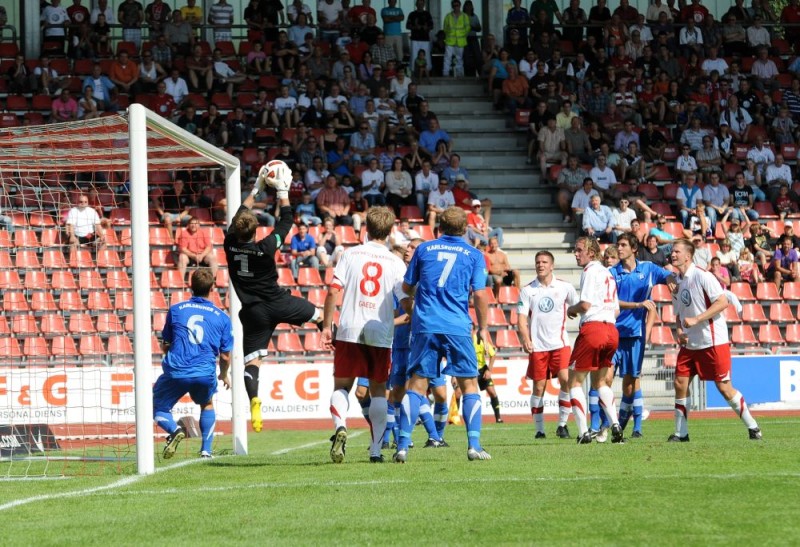 KSV Hessen - Karlsruher SC II: Enrico Gaede