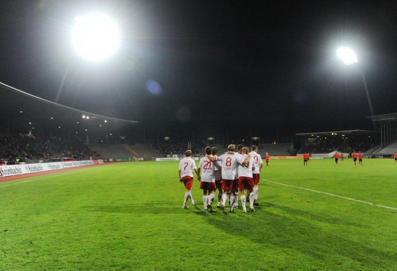 KSV Hessen - Eintracht Frankfurt II: Jubel