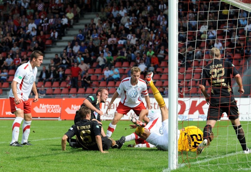 KSV Hessen - Wormatia Worms: Tobias Damm, Enrico Gaede