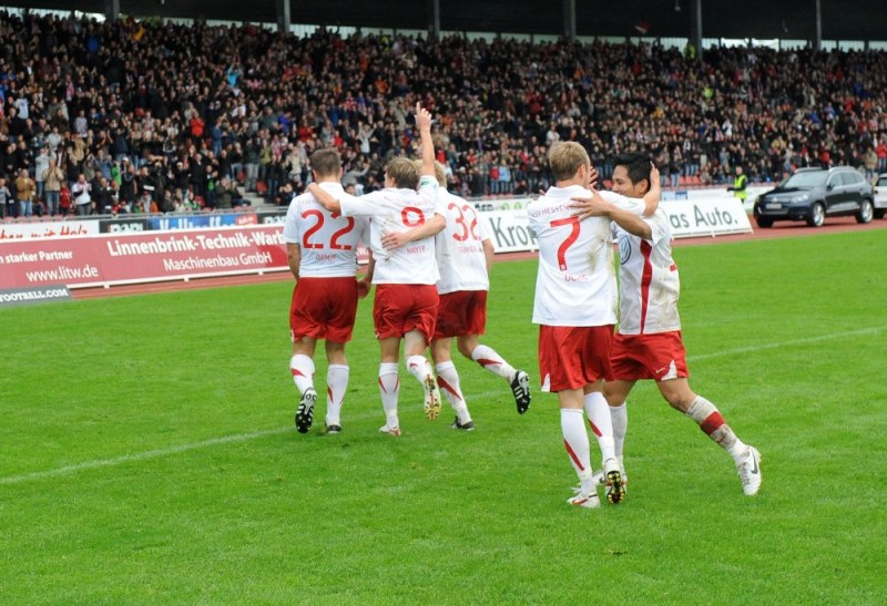 KSV Hessen - SV Darmstadt 98: Jubel