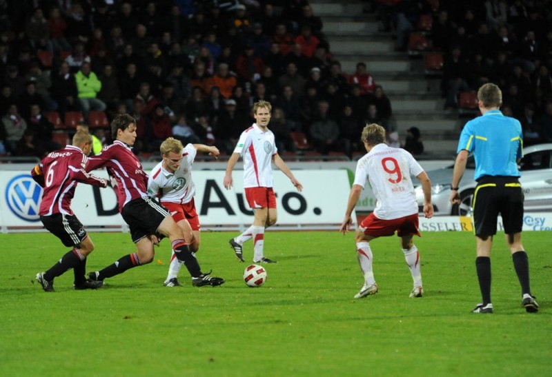 KSV Hessen - 1. FC Nürnberg II: Gundelach, Gaede, Mayer