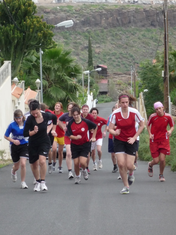 Frauen im Trainingslager auf Gran Canaria: Bergsprints