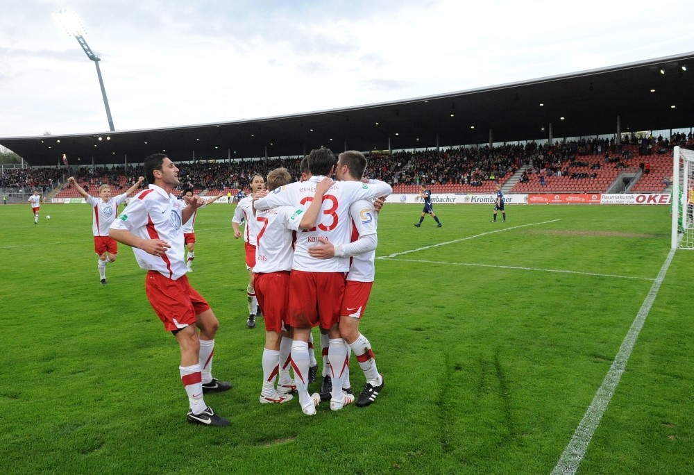 KSV Hessen - Offenbacher Kickers: Jubel