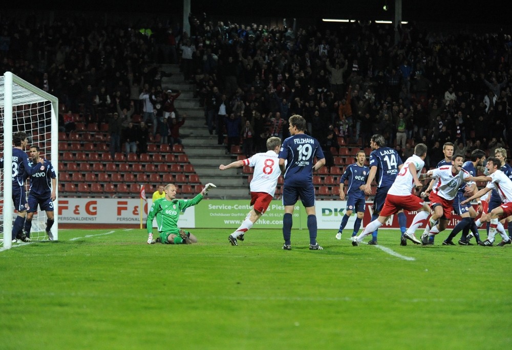 KSV Hessen - Offenbacher Kickers: Jubel