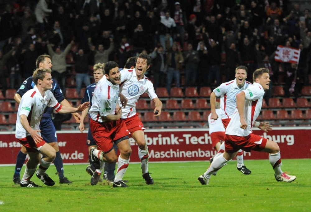 KSV Hessen - Offenbacher Kickers: Jubel