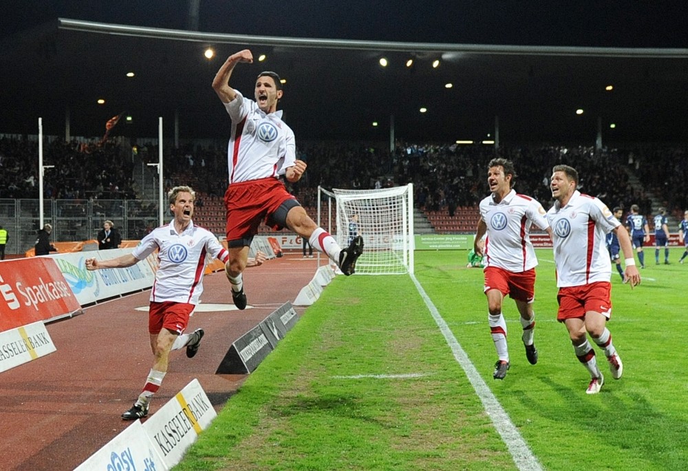 KSV Hessen - Offenbacher Kickers: Jubel