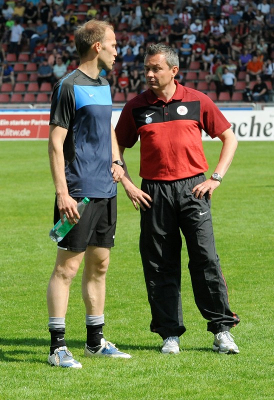 KSV Hessen - Stuttgarter Kickers: Christoph Keim, Christian Hock
