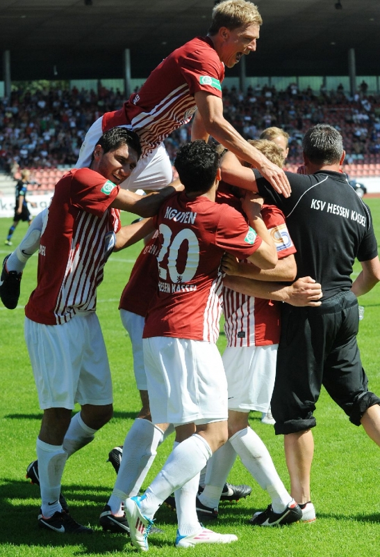 KSV Hessen - FSV Frankfurt II: Jubel