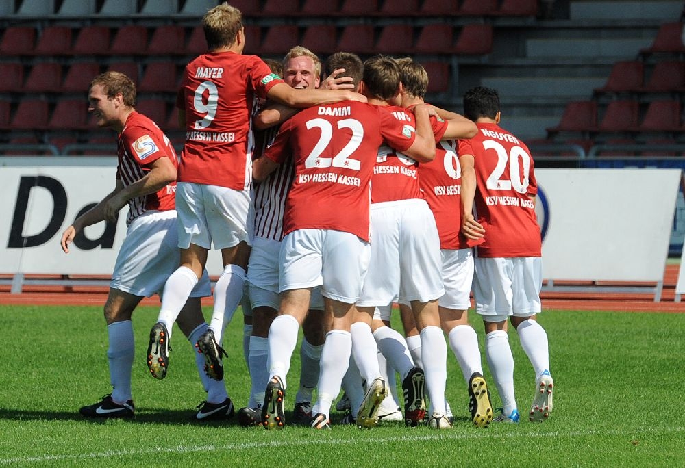 KSV Hessen - Greuther Fürth II: Jubel