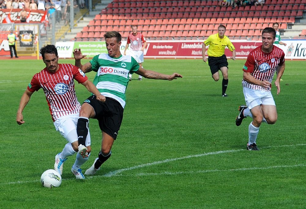 KSV Hessen - Greuther Fürth II: Christopher Nguyen, Tobias Damm