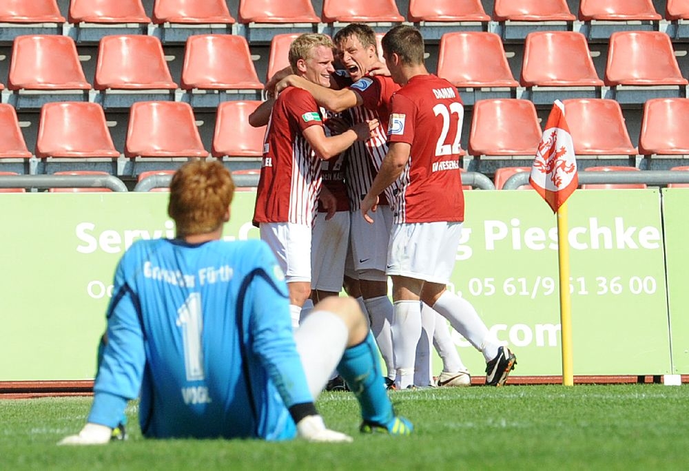 KSV Hessen - Greuther Fürth II: Jubel