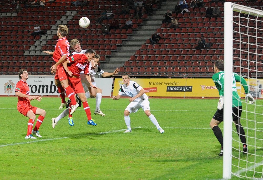 KSV Hessen - SC Pfullendorf: Enrico Gaede, Tim Knipping, Patrick Wolf