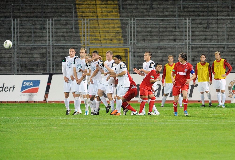 KSV Hessen - SC Pfullendorf: Mauer