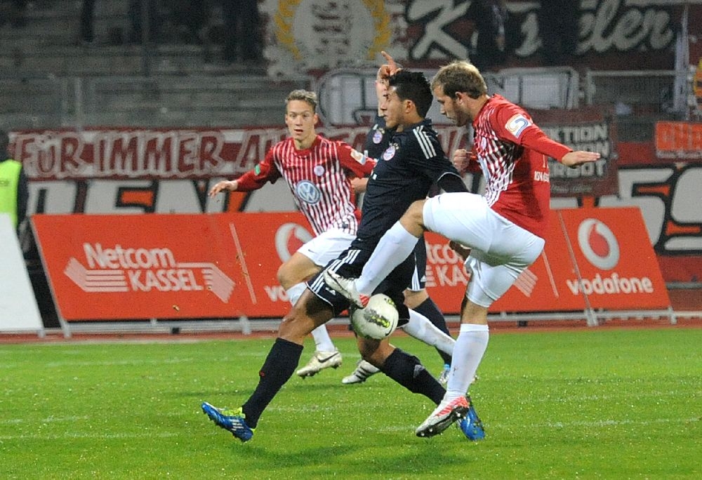 KSV Hessen - Bayern München II: Tim Knipping, Patrick Herpe