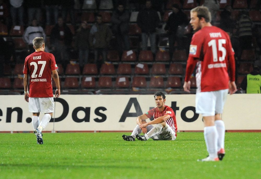 KSV Hessen - Bayern München II: Viktor Riske, Jens Grembowietz, Patrick Herpe