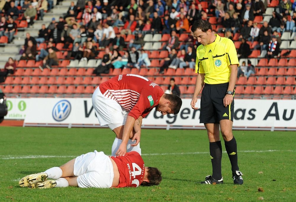 KSV Hessen - Waldhof Mannheim: Nazif Hajdarovic, Tim Knipping