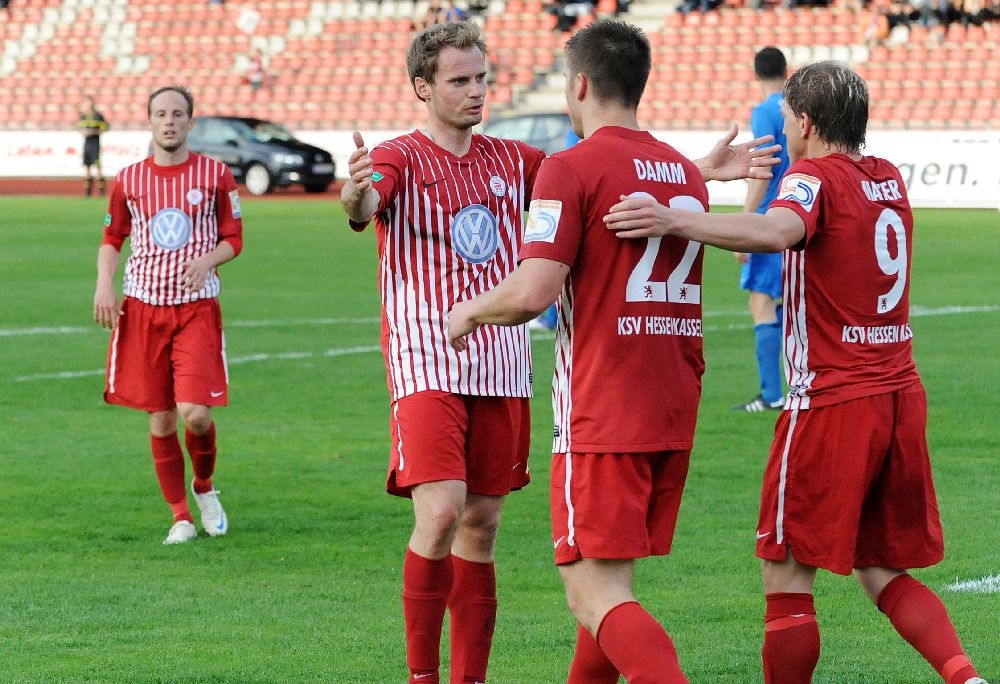 KSV Hessen Kassel, Karlsruhe SC II, Rene Ochs, Enrico Gaede, Tobias Damm, Andreas Mayer