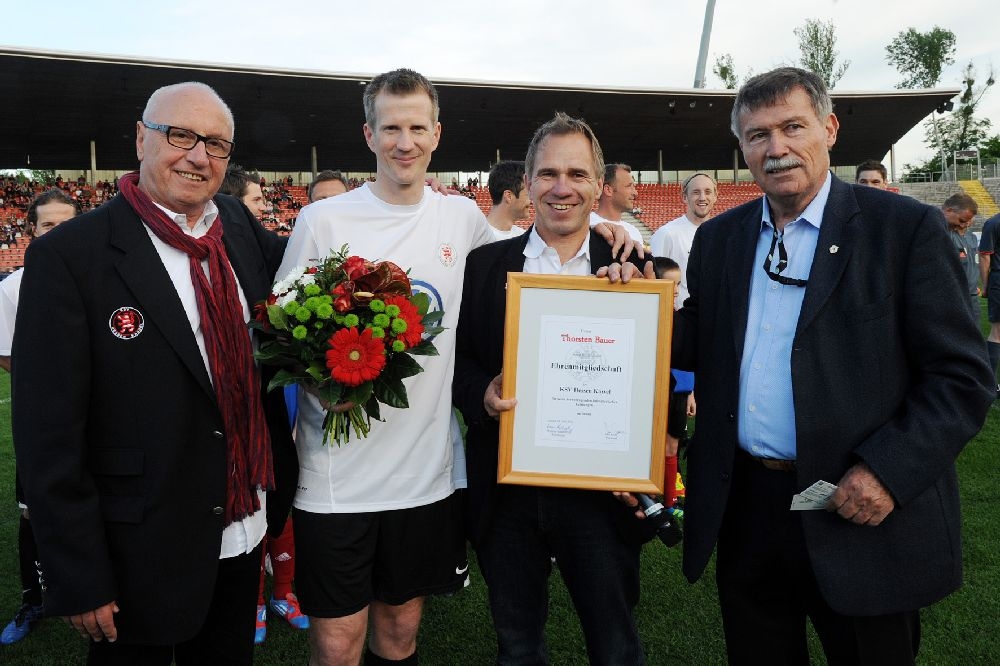 Thorsten Bauer, Abschiedsspiel: Bernd Mart, Thorsten Bauer, Jens Rose, Werner Haßenpflug