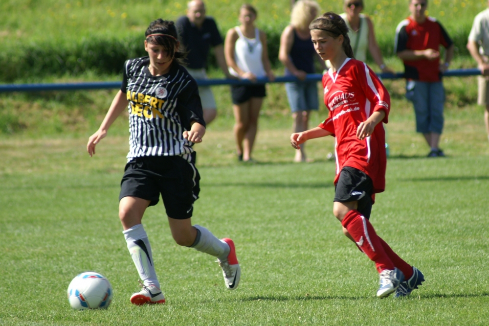 KSV B-Juniorinnen - Vikt. Großenenglis: Monique Makel und Gegnerin