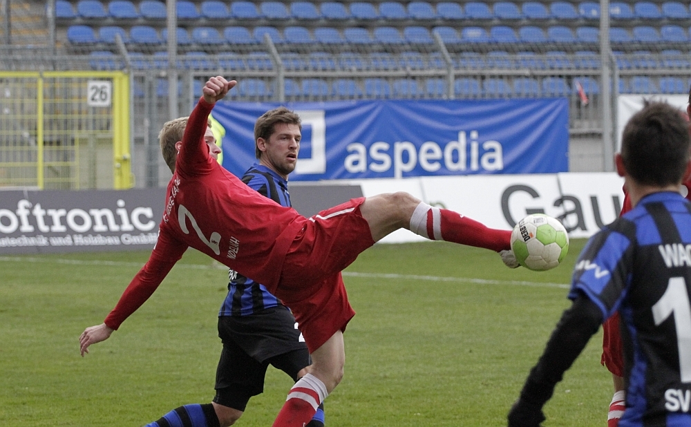 Sebastian Gundelach mit vollem Einsatz