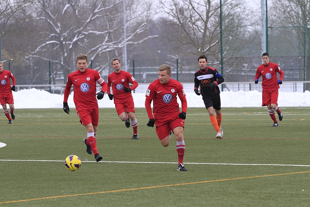 Gundelach, Mayer, Gaede, Riske und Müller im Vorwärtsgang