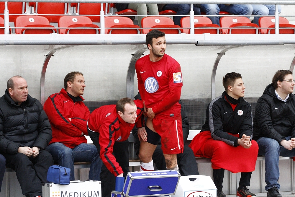 Die Bank, Sekunden vor dem 2:0 durch Becker