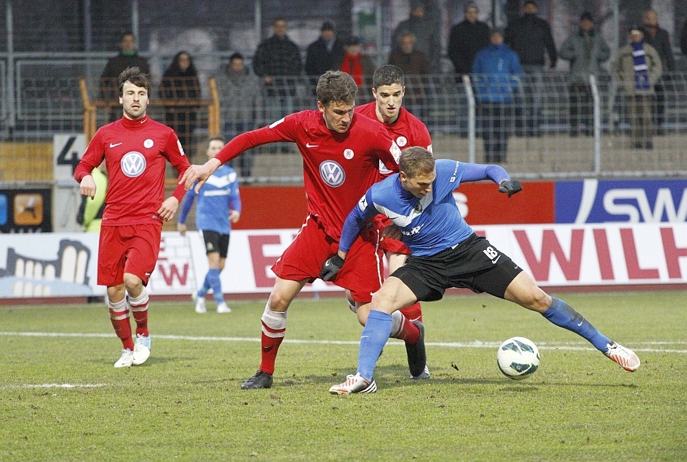 Matthias Rahn,
im Hintergrund Stefan Müller und Tobias Becker