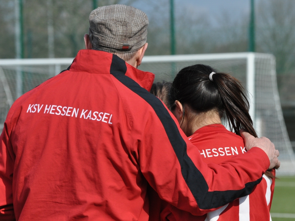 KSV Hessen Kassel - SG Wilhelmshöhe/Kaufungen: Trainer und Spielerin