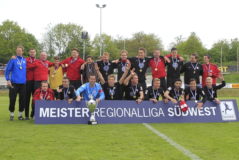 Die Löwen sind Meister der Regionalliga Südwest Saison 2012/13