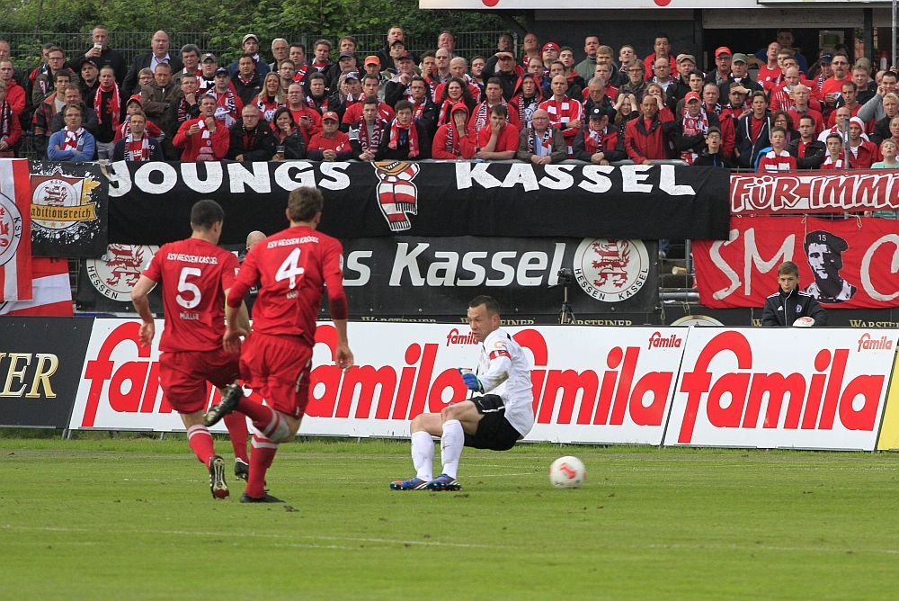 Das 0:1 ist unterwegs und Müller, Rahn sowie Nulle kommen zu spät