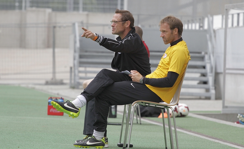 Trainer Jörn Großkopf und Co Trainer Sven Hoffmeister