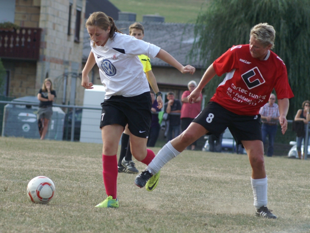 KSV Frauen - Kammerbach: Annika Dieling und Gegnerin