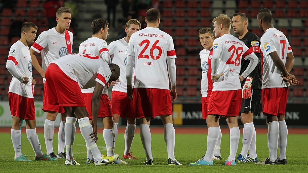 Mannschaft vor der 2. Halbzeit