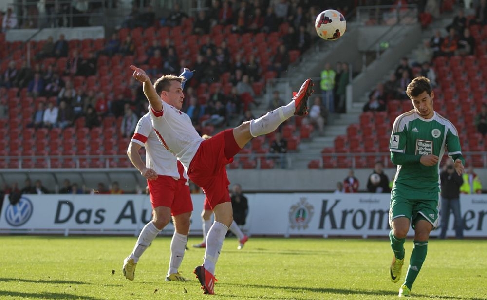 Gabriel Gallus mit der grossen Chance zum Ausgleich..