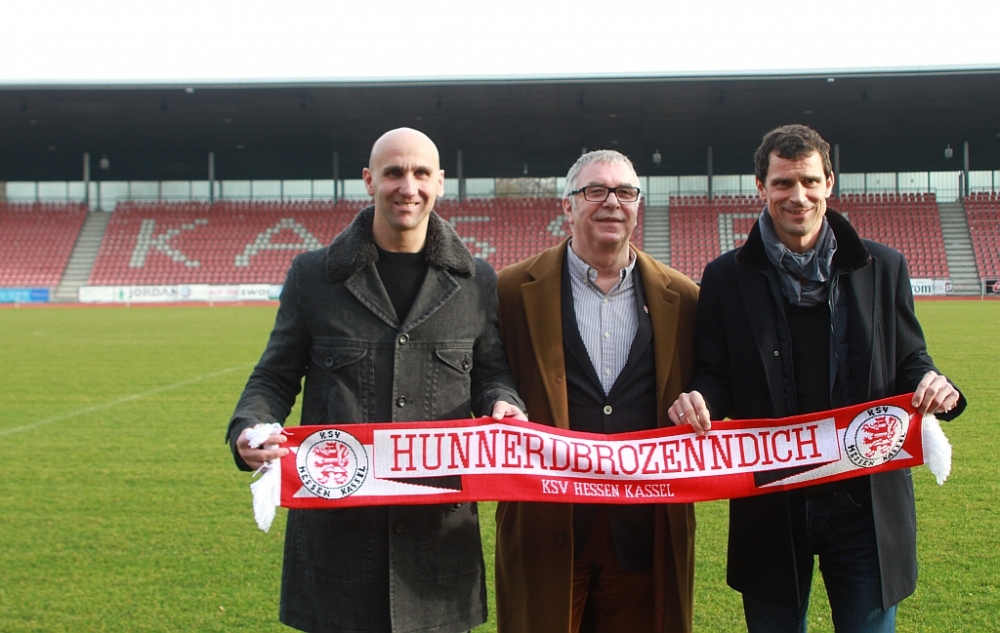 Andre Schubert, Hans- Jochem Weikert und Matthias Mink