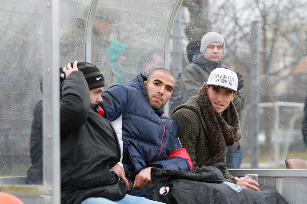 Adli Lachheb, Stefan Müller und Adrian Boness