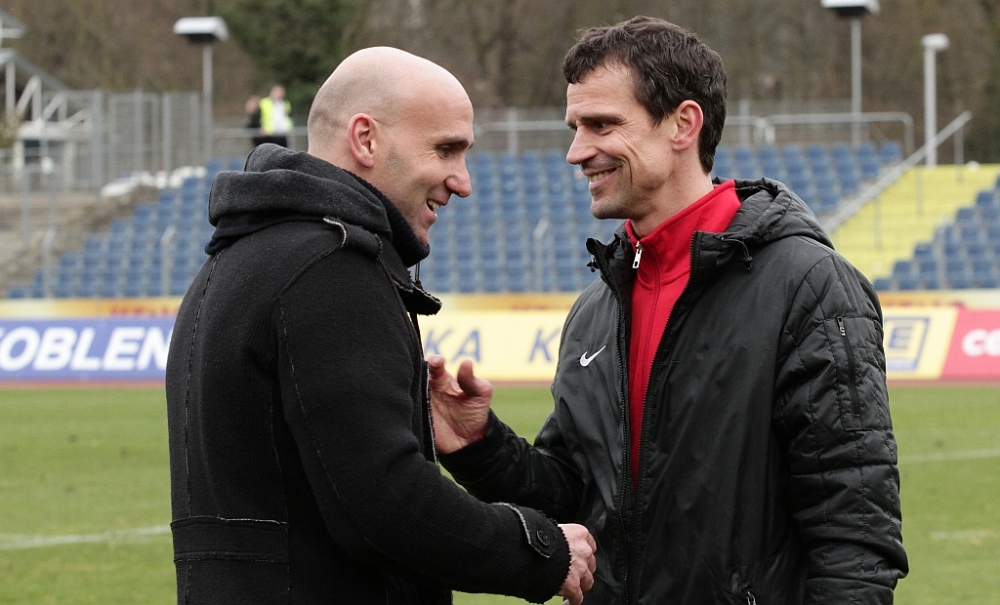 Andre Schubert und Matthias Mink 